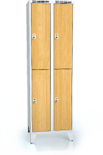 Divided cloakroom locker ALDERA with feet 1920 x 600 x 500